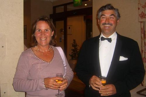 Chairman David Mills and his wife Marianne